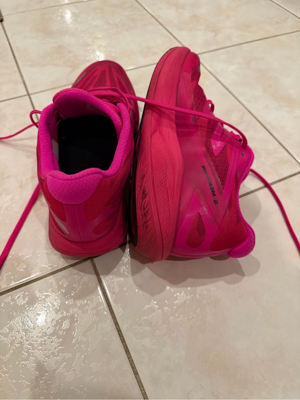 Salomon Women's Bright Pink Athletic Running Shoes